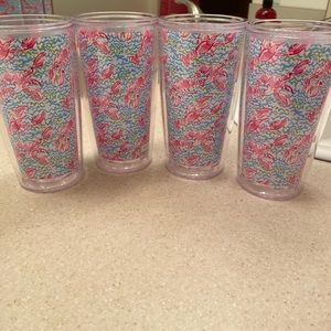 Lilly Pulitzer Insulated Tumblers in Lobstah Roll